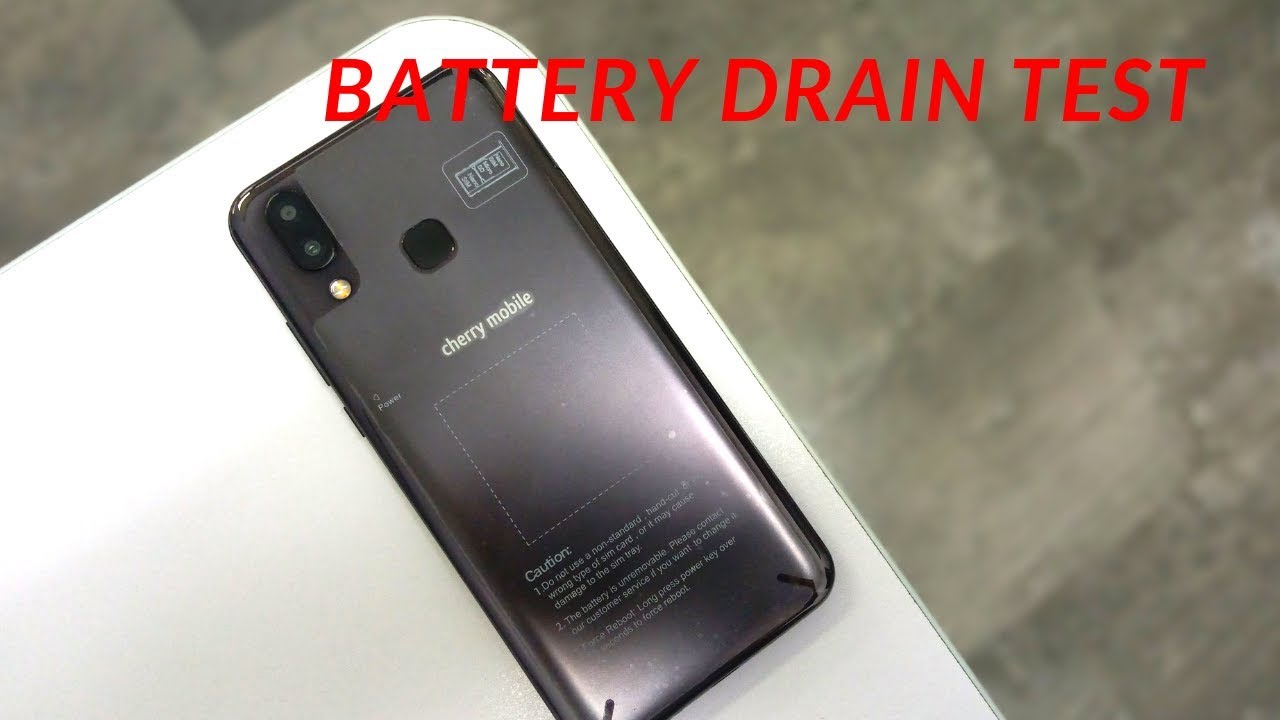 Battery Drain Test: Cherry Mobile Flare S8 Pro