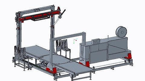 Automatic horizontal corner board applicator pallet vertival edge cardbard applicator strapper