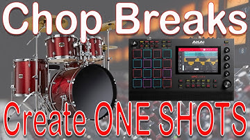 Akai MPC Tutorials. Chopping breaks to make polished and Pro One Shots for drum kits on the MPC.