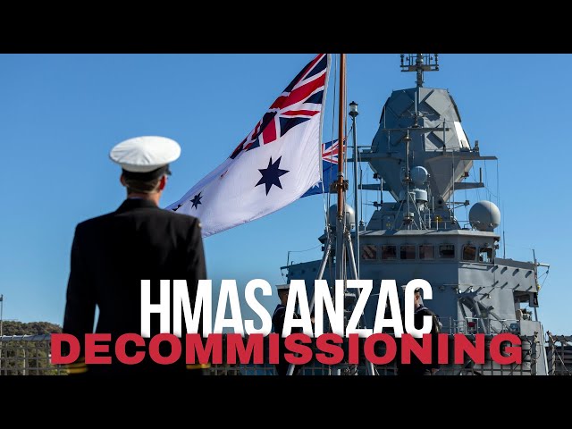 ADF | HMAS Anzac farewelled after 30 years of service class=