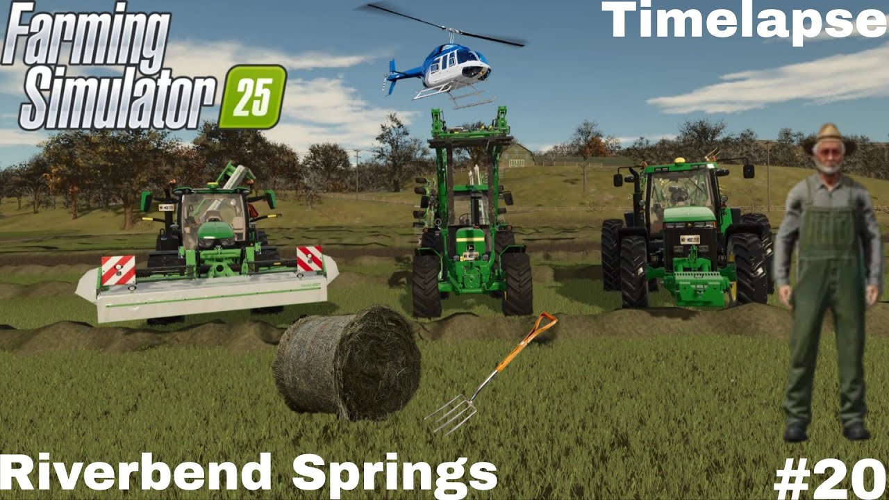 S'OCCUPER DES PRODUCTIONS & FAUCHAGE D'HERBE 🍀 | Farming Simulator 25 | Riverbend Ép20
