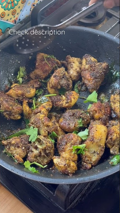 Pepper chicken fry / Pepper chicken dry 🌿#shorts