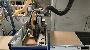 SCM  M400F Cell  CNC Router   Unload 2018 1