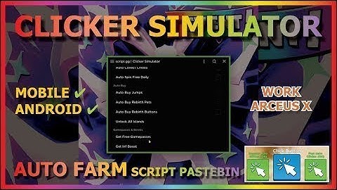 Clicker Simulator Script 2022 | Infinite Money | Unlimited Pet | Roblox Hack GUI | Updated Working
