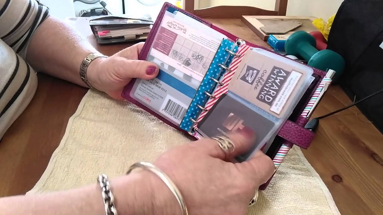 Filofax Finsbury  Pocket size as a wallet. What I have done to make it work for me.