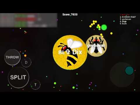Dix video popsplits in agar.io Insane popsplits