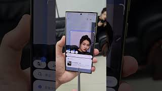 Samsung S24Ultra AI function display, focusing on honesty Digital technology Samsung shorts