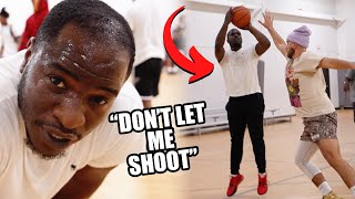 'IF YOU LET ME SHOOT...YOU IN TROUBLE'  Respect My Game I  1v1 Showcase Yeazey Vs. Cole Sterling