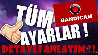 5 Dakikada Bandicam 2023 Güncel Ayarları.! Detaylı Anlatım.