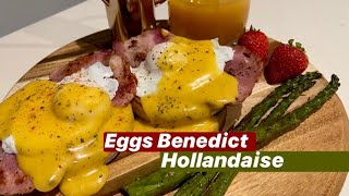 Eggs Benedict Recipe | Hollandaise Topping |Classic English Muffin