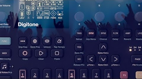 House Techno and Ambient soundset for Digitone