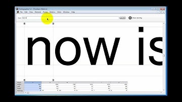 Importing Metrics into Fontographer 5