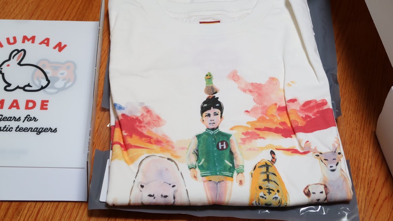 HUMAN MADE X KEIKO SOOTOME T-SHIRT #12 UNBOXING/REVIEW