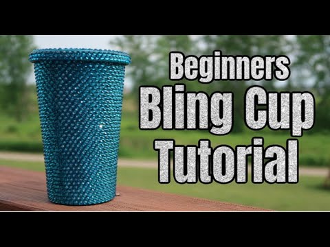 How to Bling Matte Coated Rhinestone Tumblers like Starbucks Cups