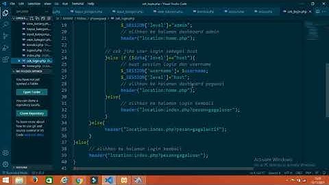 Membuat proses login php menggunakan password md5- Tugas 4 PEMPROGRAMAN 3
