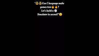 “Roll a Dice Using C Programming 🎲🔥 | Fun Mini Project”#coding #shorts #viral #coders #cprogramming