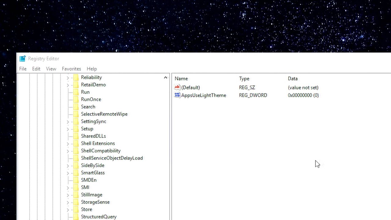 How to enable Windows 10's HIDDEN DARK THEME! - YouTube