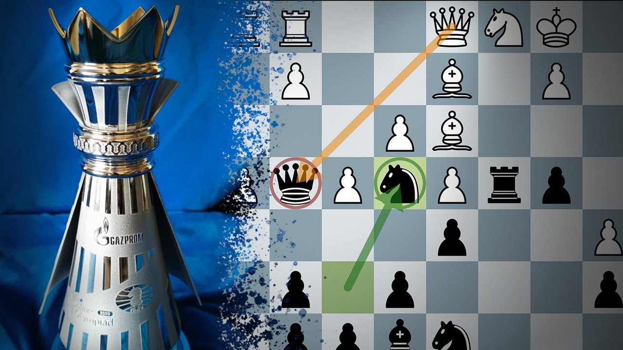 Most Stunning Queen Sac of the 2020 FIDE Online Chess Olympiad | Gazprom Brilliancy Prize
