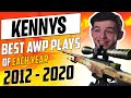 KENNYS BEST AWP PLAYS OF EACH YEAR! (2012-2020)
