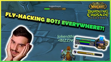 FLY HACKING BOTTING IN DUNGEONS?! | Daily Classic WoW Highlights #127 |