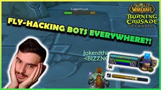 FLY HACKING BOTTING IN DUNGEONS! | Daily Classic WoW Highlights #127 |