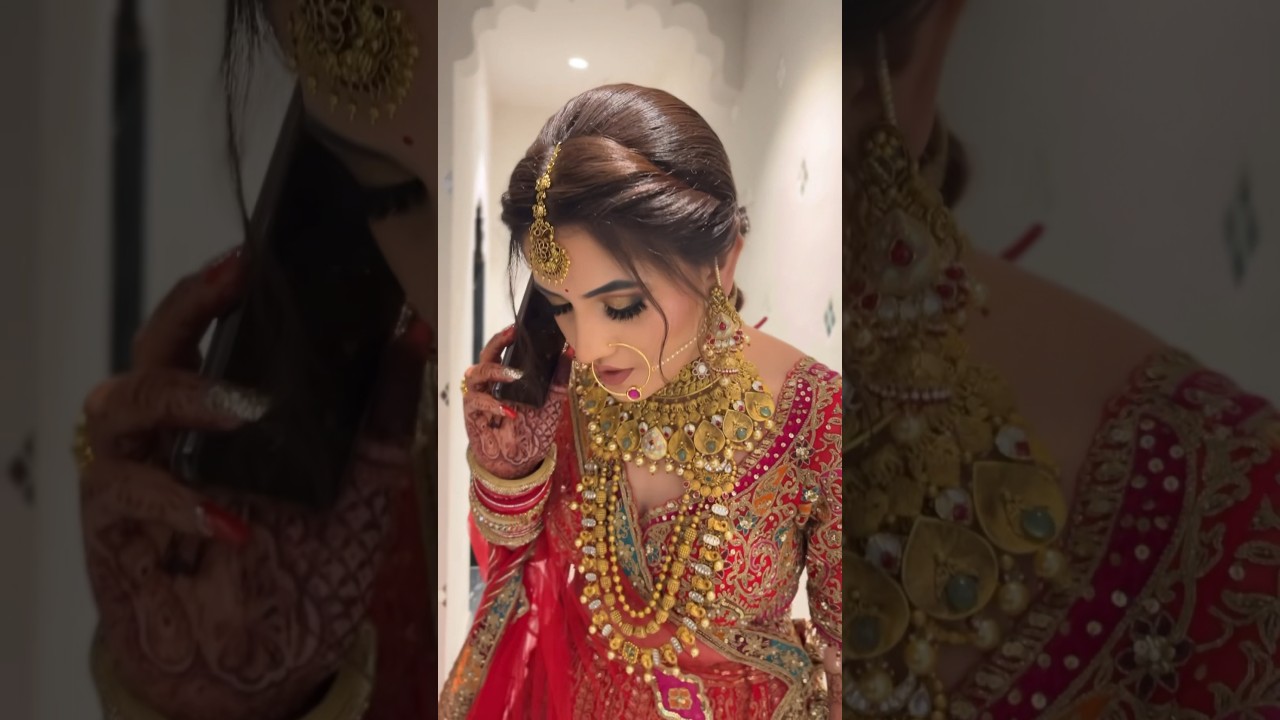 She got ready at 2pm but dupatta came at 6pm ❤️❤️ 