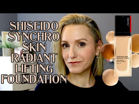 Shiseido 150 Lace Synchro Skin Radiant Lifting Foundation SPF 30 Review &  Swatches