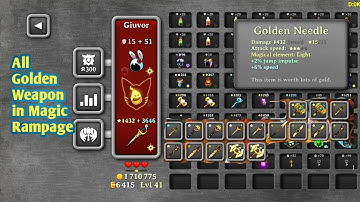 Magic Rampage | The Best Way How To Find All Golden Weapons