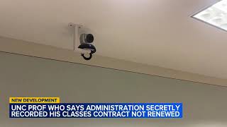UNC prof let go after calling out school secretly recording classes