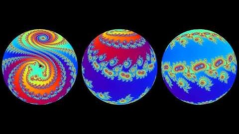 Mandelbrot set projected on a shrinking Riemann-sphere