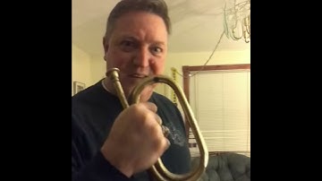 Thumbnail of Bugle Call: Reveille on a vintage C US Army Officer’s Bugle