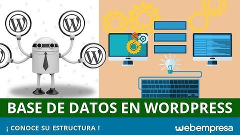 Estructura de la base datos en WordPress