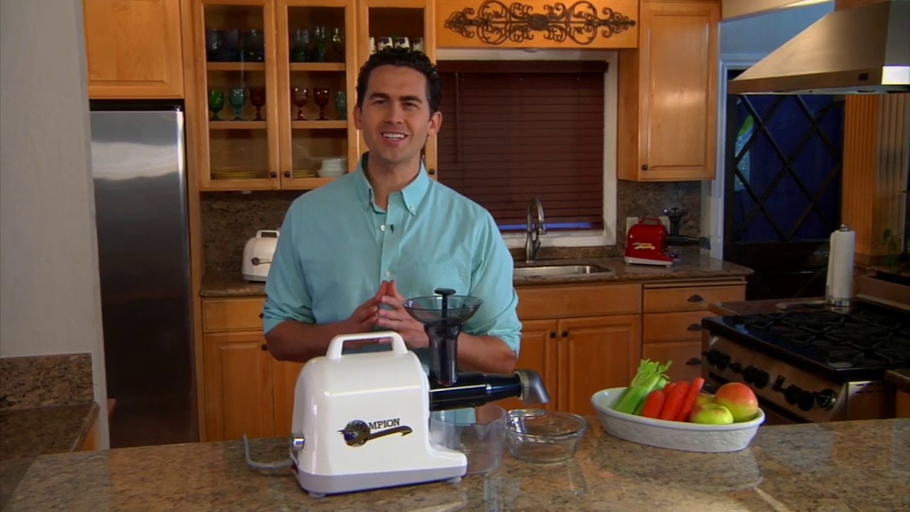 Juicer - Champion Professional Speed Dual Auger Juicer - YouTube