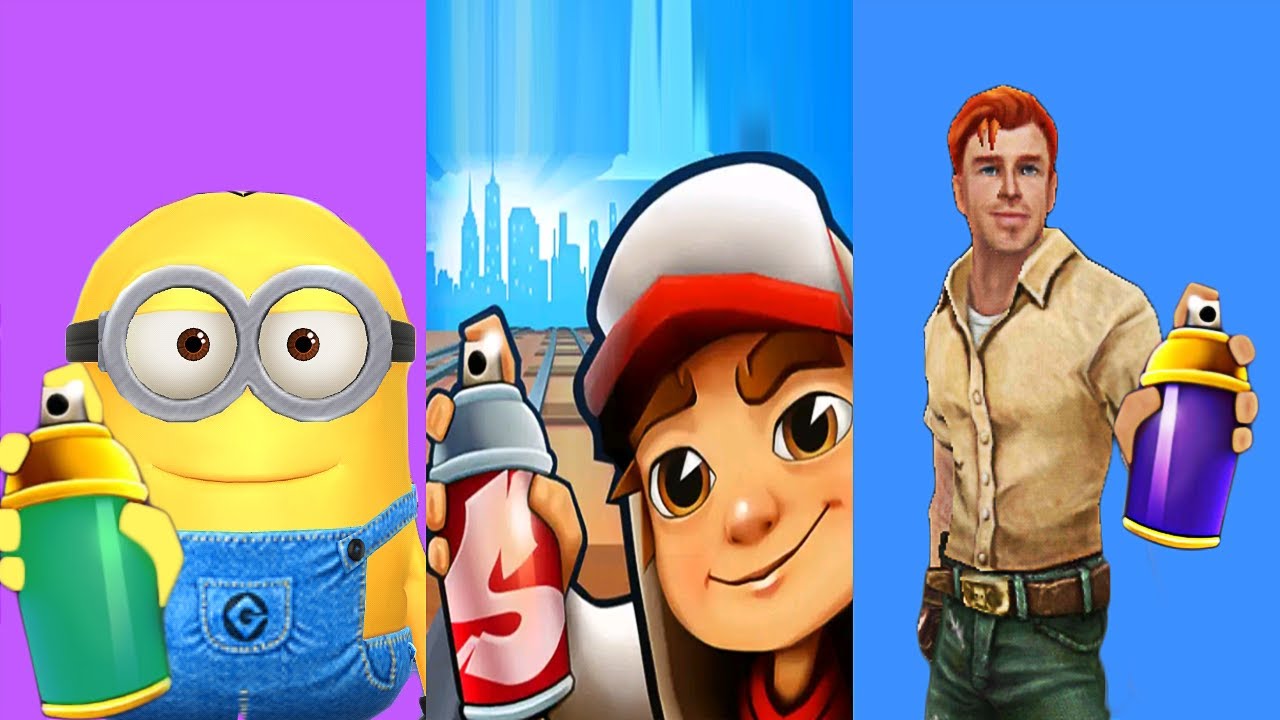 Minion Rush, Talking Tom Gold Run, Hero Dash, Jetski 2, Subway Surfers