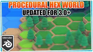 Procedurally Generated Hex Worlds with Geometry Nodes [In Blender 3.0+]
