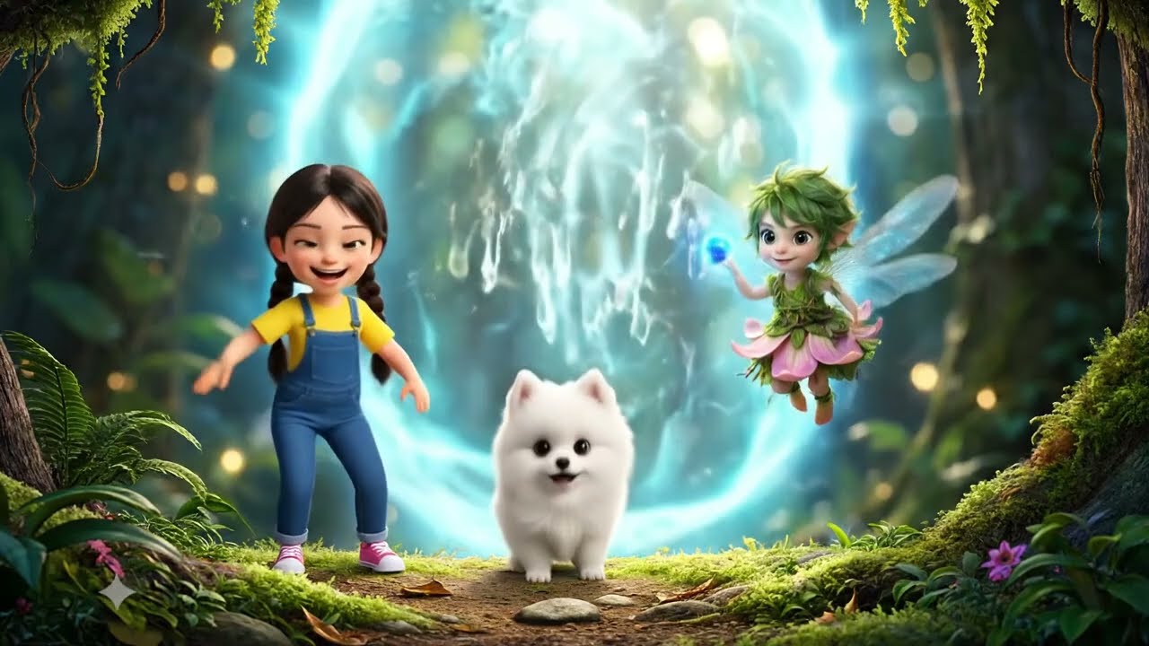 Vy & Bông: The Secret of the Glowing Portal | Magical 3D Adventure for Kids