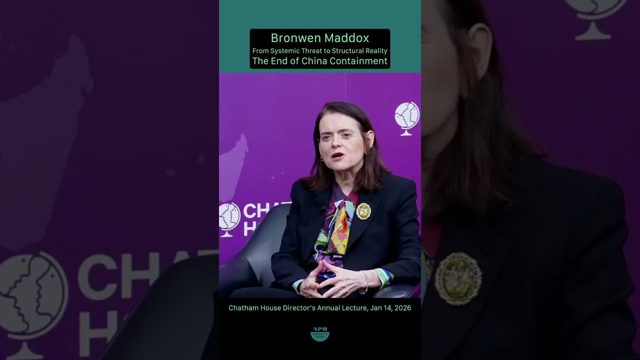 7/8 The End of China Containment｜Bronwen Maddox