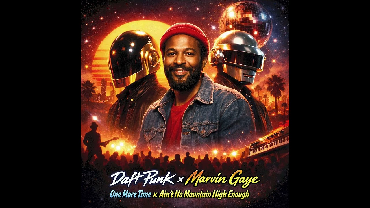 Daft Punk x Marvin Gaye - One More Time x Ain't no Mountain High