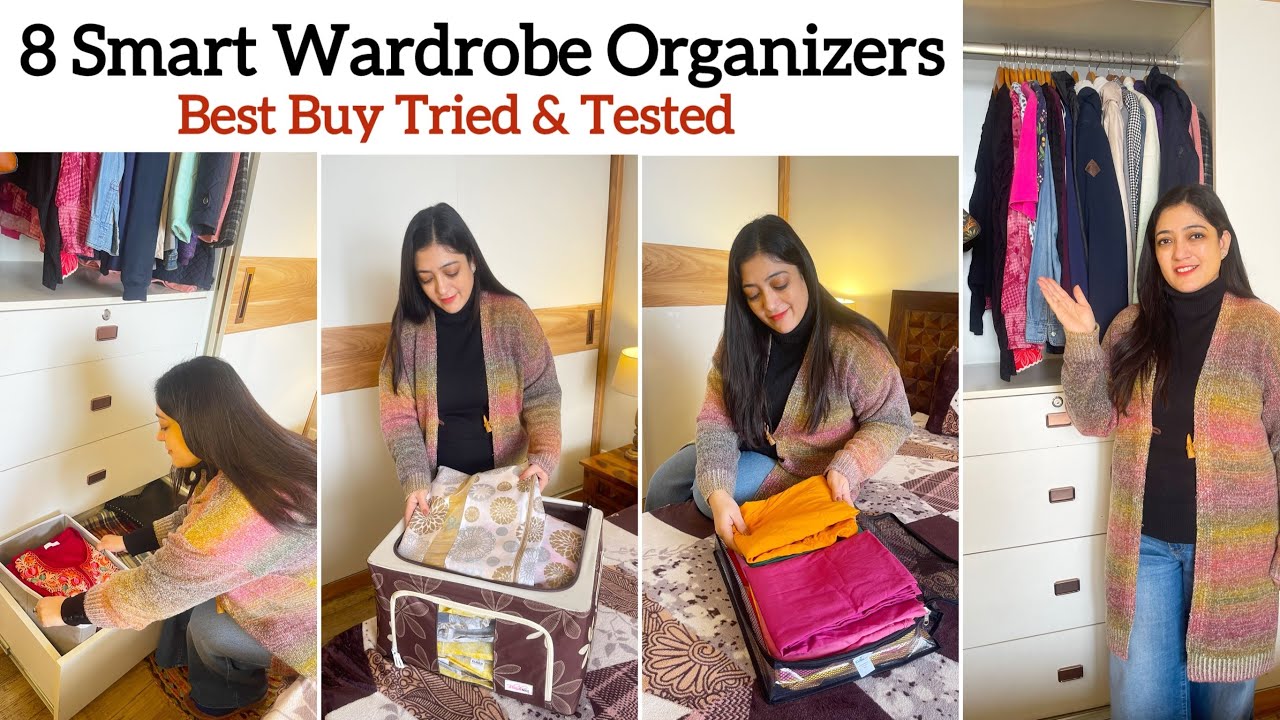 8 Smart Wardrobe Organizers|wardrobe Essentials|Amazon Great Republic Day Sale|Organize your space.