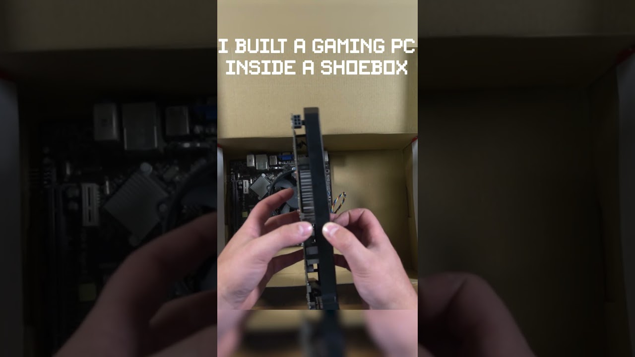 Я собрал этот ПК в коробке из-под обуви 