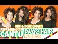 Refreshing a CANTU Wash n' Go | 2nd Day Hair |  Reviewing Cantu Refresher Sprays