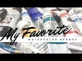 My Top 10 Favorite Watercolor Brands | Professional & Student Grade Recommendations