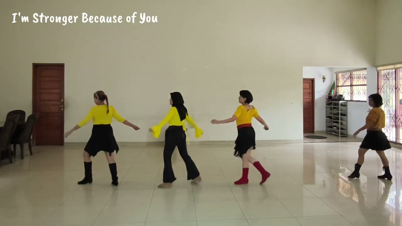 I'm Stronger Because of You Line Dance 