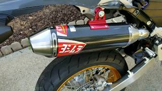 DRZ400SM (S) Supermoto Yoshimura Full Exhaust Install DIY