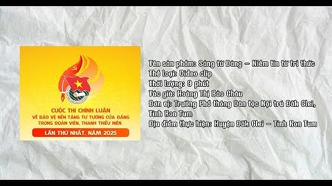 Cuộc thi chính luận về bảo vệ nền tảng tư tưởng của Đảng trong đoàn viên