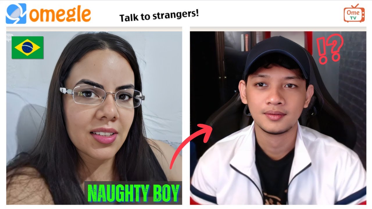 OMEGLE... TAPI JANDA BRASIL DIBUAT NYAMAN SAMA COWOK INDO!!