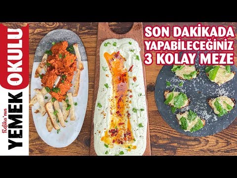 Son Dakika Hazırlanabilecek 3 Kolay Meze Tarifi | Muhammara, Ekmek Üstü ve İsli Atom Mezesi