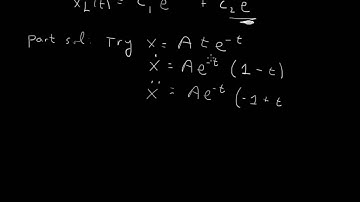 Particular solution of an ode: resonance