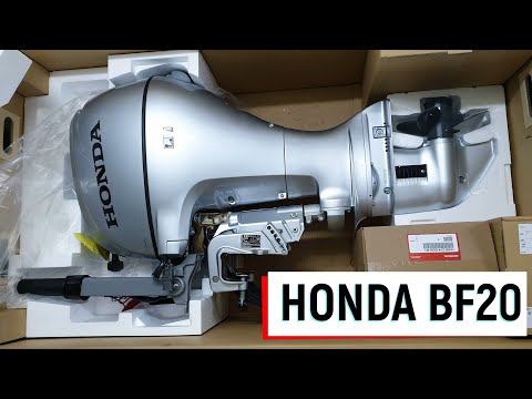 Honda BF20, unboxing