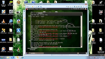 Hacking Windows 7 Metasploit Meterpreter Session Backtrack 5r3
